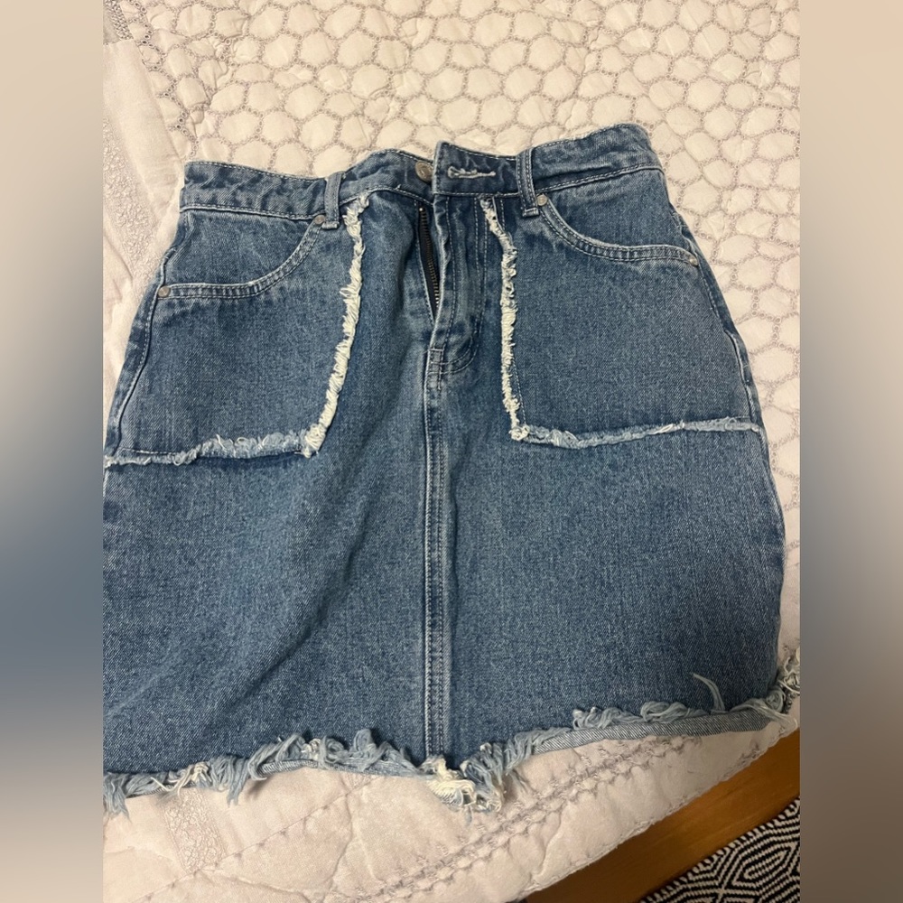 Denim skirt